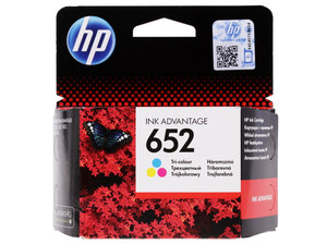Картридж HP 652 (F6V24AE) голубой, желтый, пурпурный