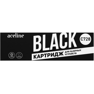 Картридж лазерный Aceline NS-C728 черный, с чипом