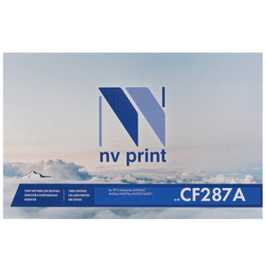 Картридж лазерный NV Print NV-CF287A черный, с чипом