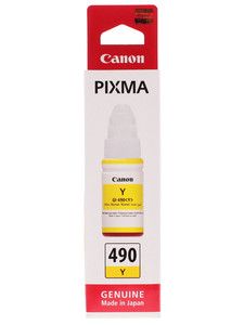 Чернила водорастворимые Canon GI-490 Y желтый
