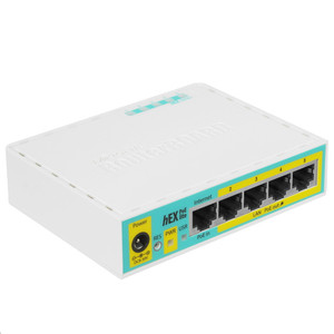 Маршрутизатор Mikrotik hEX PoE lite