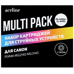 Набор картриджей Aceline NC-PG440XL/CL441XL многоцветный, черный