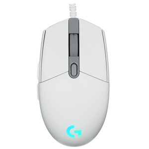 Мышь проводная Logitech G102 LIGHTSYNC [910-005824] белый