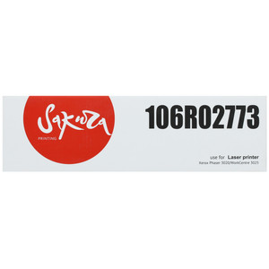 Картридж лазерный SAKURA SA106R02773 черный, с чипом