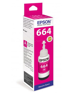 Чернила водорастворимые Epson T6643 пурпурный