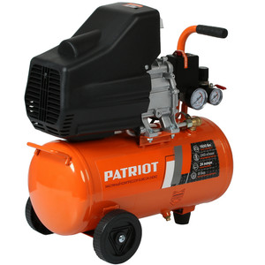 Компрессорный набор поршневой масляный Patriot EURO 24-240K2 + набор пневмоинструмента
