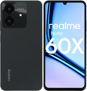 6.74" Смартфон realme Note 60x 64 ГБ черный