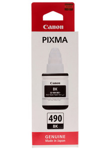 Чернила пигментные Canon GI-490 BK матовый черный
