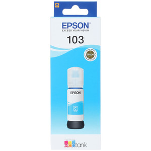 Чернила водорастворимые Epson 103 (C13T00S24A) голубой