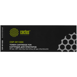 Картридж лазерный Cactus CSP-W1106X черный, с чипом